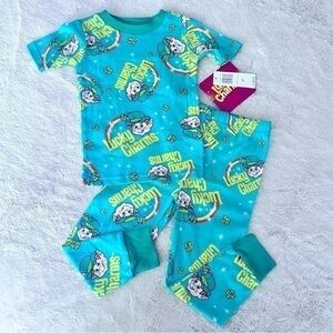 NWT Lucky Charms toddler two piece pajama set size 4T